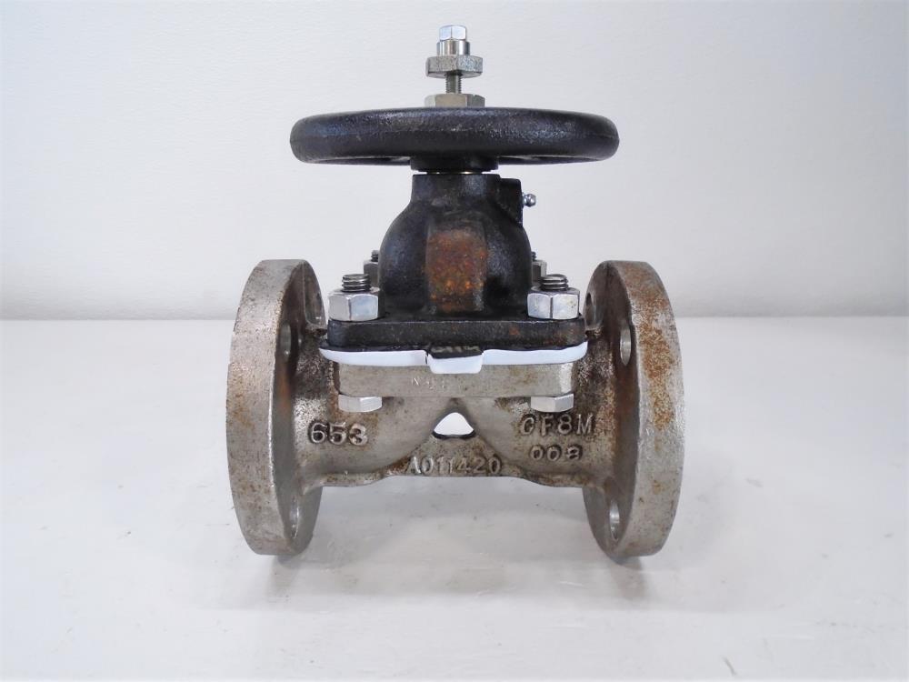 Hills McCanna 2" CF8M Diaphragm Valve 2-608-04-029